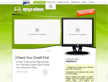Tablet Screenshot of megacartaobonus.com.br